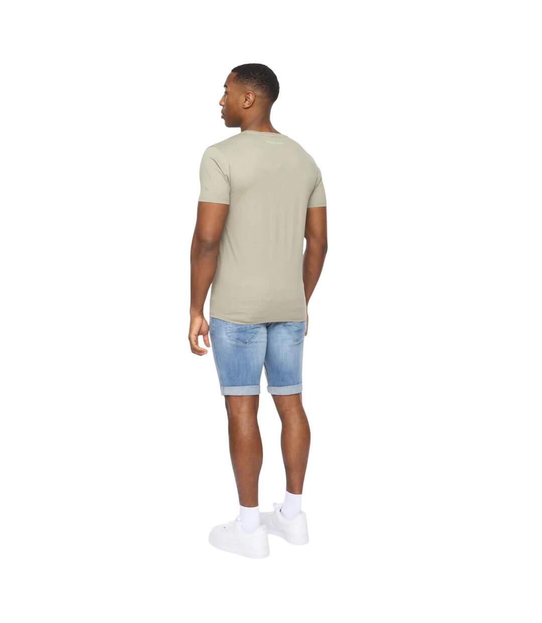 Mens Offaxis T-shirt Sage Crosshatch-3