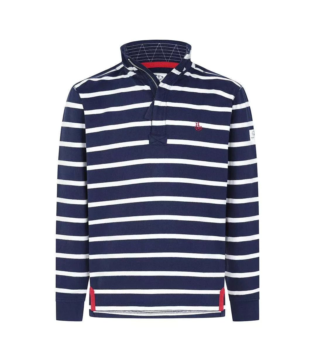 Sweat Motif/style Rayé Homme Bleu Mer Lazy Jacks-2