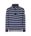 Sweat Motif/style Rayé Homme Bleu Mer Lazy Jacks-2
