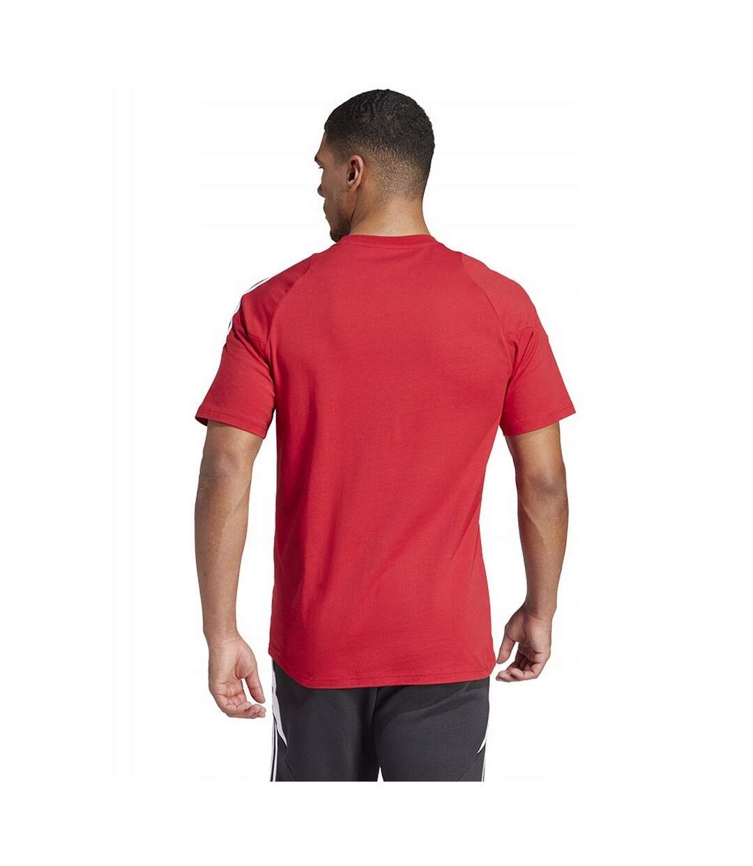 T-shirt Tiro Sweat Homme Rouge Adidas-3