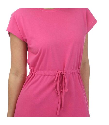 Robe mi-longue may life femme framboise Only