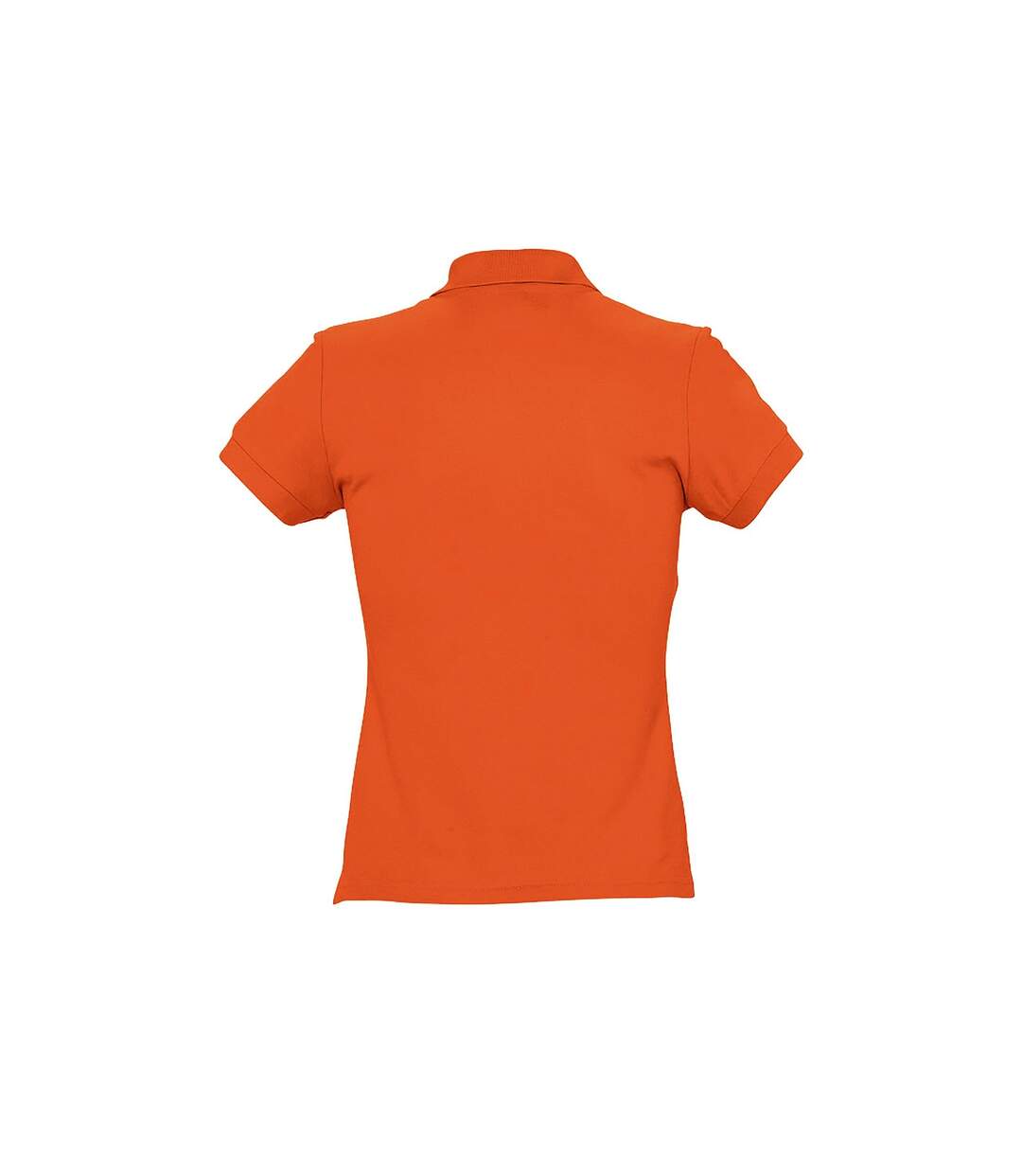 Passion polo 100% coton à manches courtes femme orange SOLS