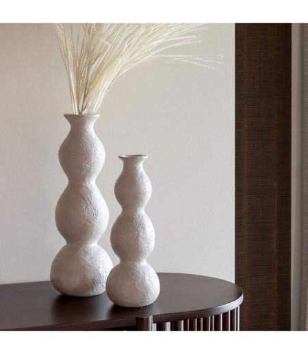 Vase Chandelier en Céramique Olina 37cm Crème