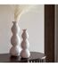 Vase Chandelier en Céramique Olina 37cm Crème-3