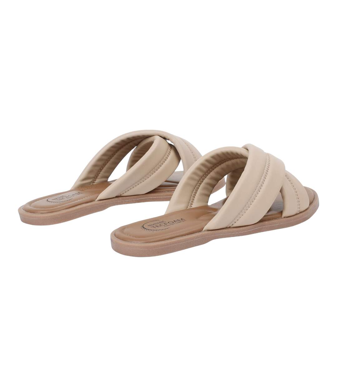 Womens/ladies carradine slip-on sandals white pepper Regatta-2