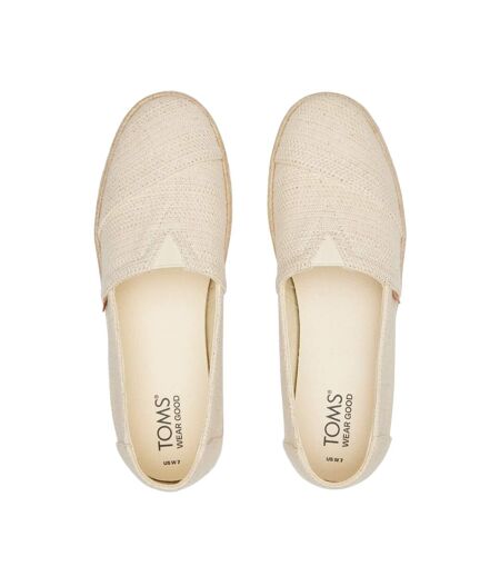 Womens/ladies Alpargata Rope 2.0 Espadrilles Natural Toms