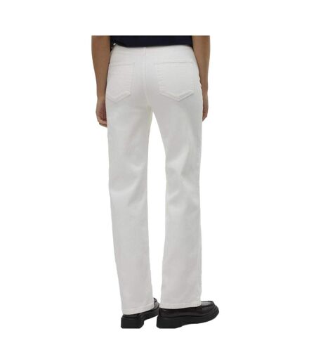 Jean droit blanc femme vero moda tessa