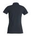 Womens/ladies Premium Stretch Polo Shirt Anthracite Melange Clique-2