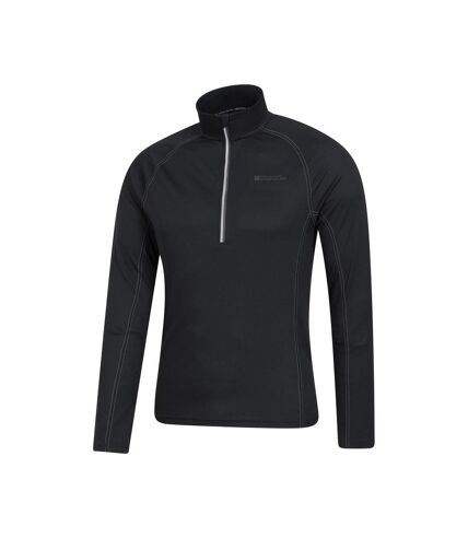 Mens approach lightweight midlayer black Mountain Warehouse