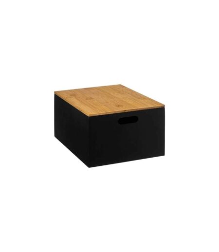 Lot de 3 Boîtes de Rangement Bava 34cm Noir