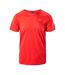 T-shirt Bisic Homme Rouge Vif Martes-1