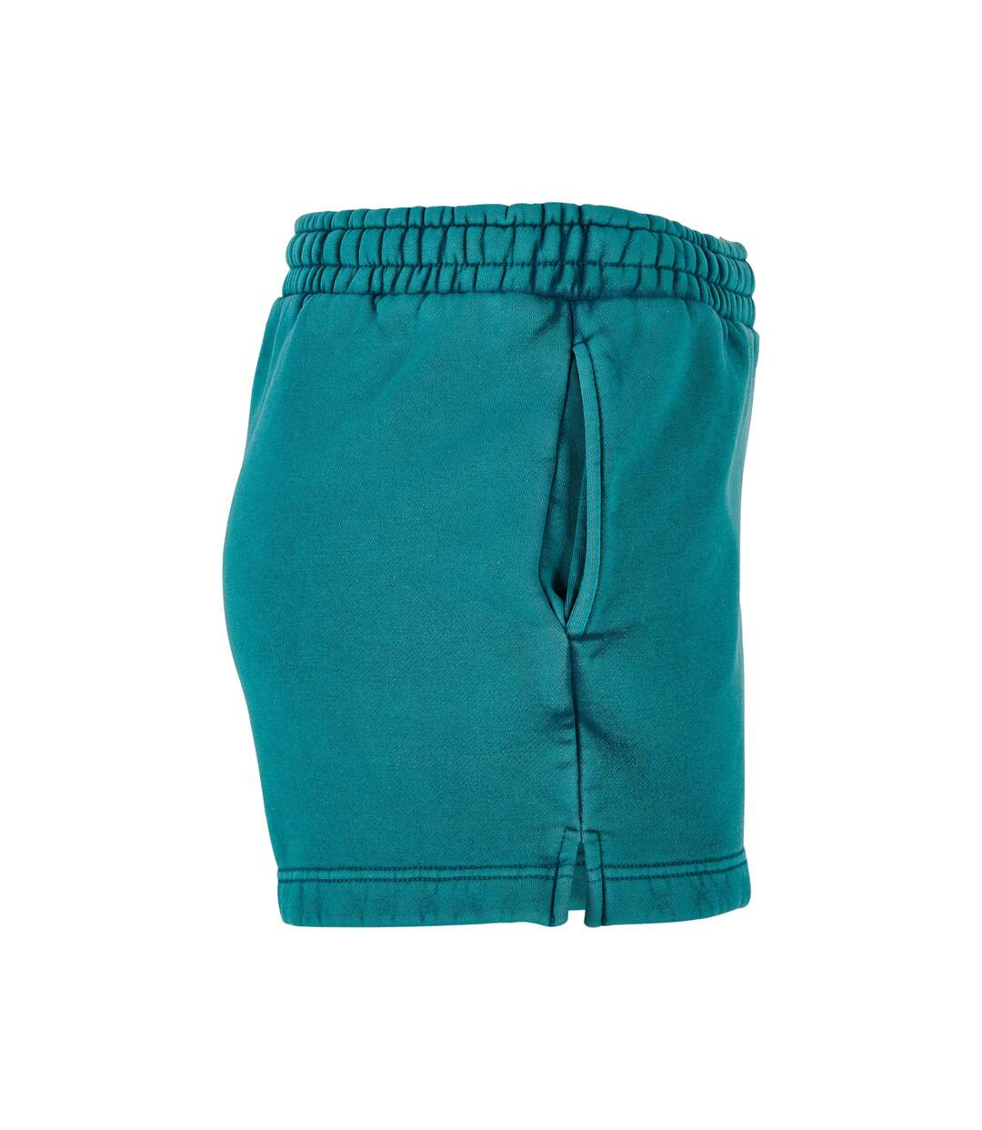 Womens/ladies Stone Wash Shorts Water Green Urban Classics-4
