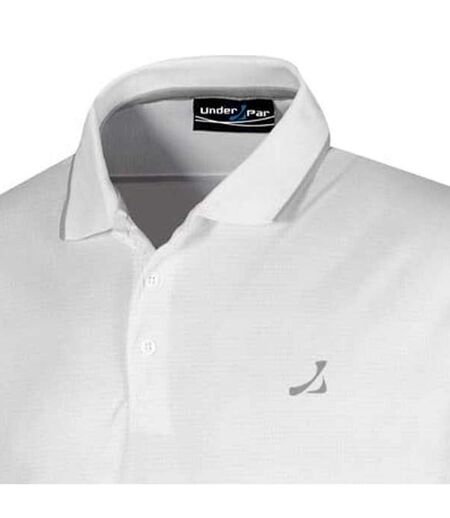 Polo homme blanc Under Par