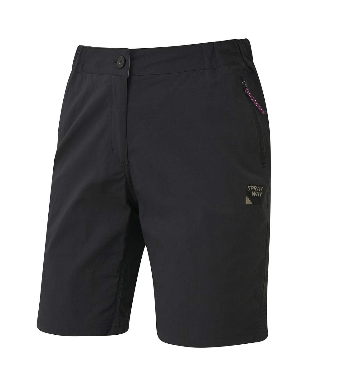 Ladies Water Resistant UPF 50+ Hiking Shorts with Zip Pockets-1