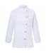 Womens/ladies Larissa Chef Jacket White Karlowsky-1