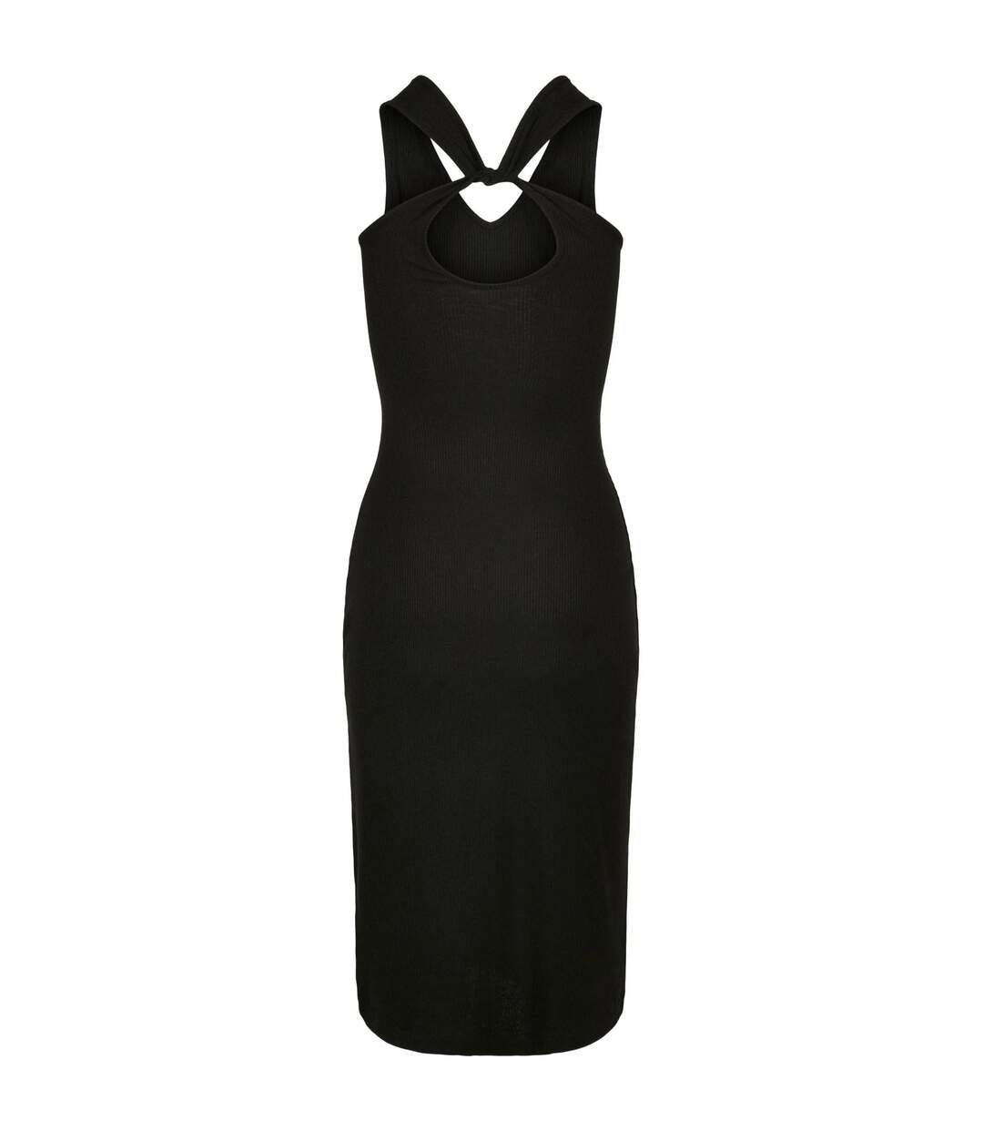 Robe Mi-longue Femme Noir Urban Classics-3