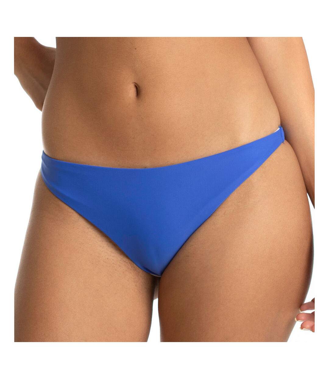 Bas de Bikini Bleu Roi Femme Sun Project Tanga-1