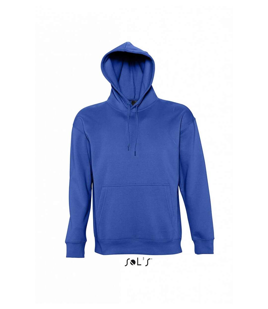 Sweat shirt capuche poche kangourou unisexe - 13251 - bleu royal-1