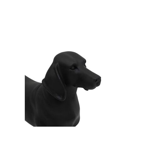 Statuette en Résine Chien Basset 40cm Noir