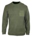 Sweat Homme Ledertys Kaki avec Poche et Renforts (Réf. LY0707)-2