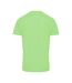 Tri Dri Mens Panelled Short Sleeve T-Shirt (Lightning Green) - UTRW4799