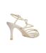 Womens/ladies Milos Strappy Formal Sandals Gold Dune London-2