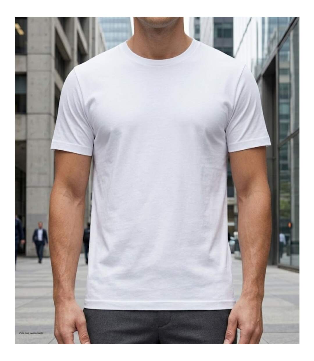 Tee - shirt uni ras du cou 510110U012-1