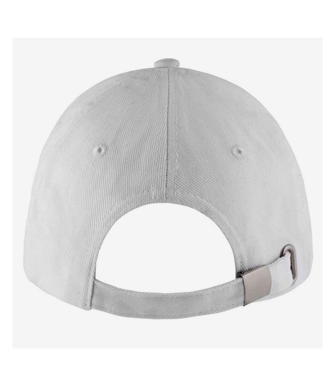 Casquette de baseball buffalo unisexe blanc/bleu marine SOLS