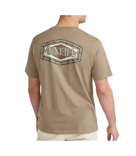 T-Shirt taupe homme o'neill print