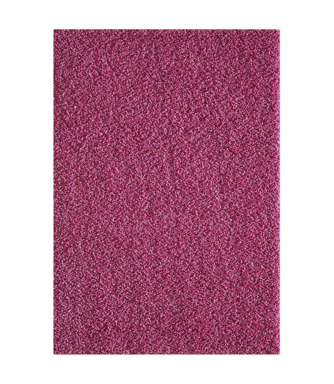 Tapis shaggy tissé motif uni BASIC-1