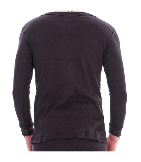 T-shirts Manches Longues Homme Noir Keanu