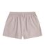 Womens/ladies comfort cotton shorts light beige Animal-2
