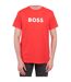 T-shirt Motif/style Logo Homme Rouge Boss-2