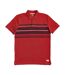 Polo Rouge  Rayures Homme Quiksilver Ligne de mer - S-1