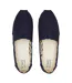 Womens/ladies Alpargata Slip-on Shoes Navy Toms-3