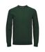 Mens Textured Knit Regular Sweatshirt Mountain Green Jack And Jones-1