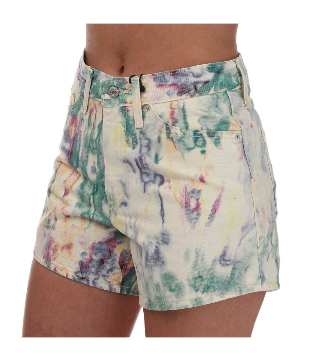 Short 80´s mom femme multicolore Levis-1