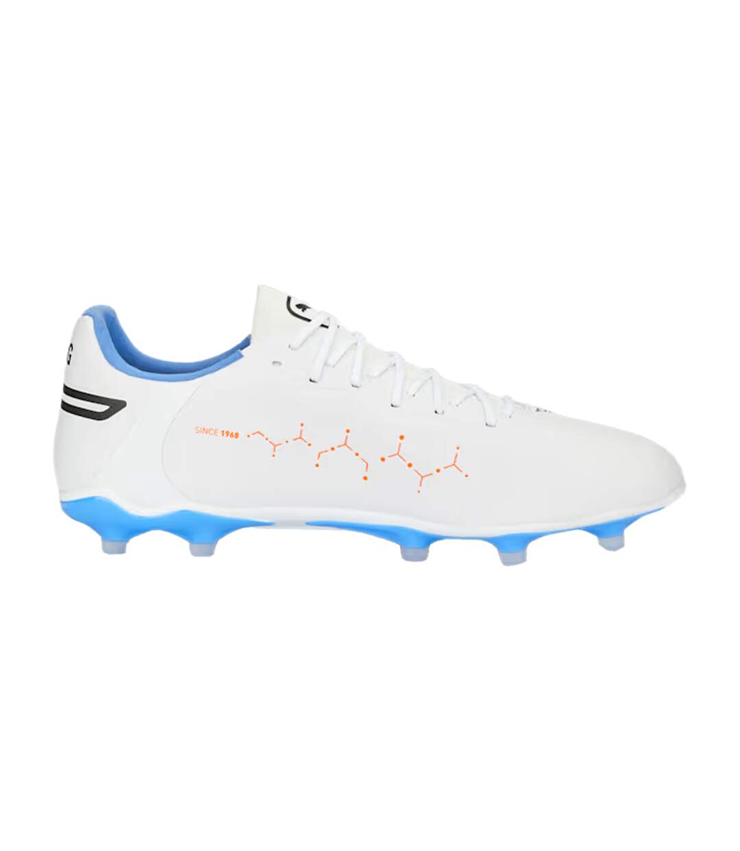 Chaussures De Foot Pour Terrain Ferme King Pro Homme Blanc Puma-4