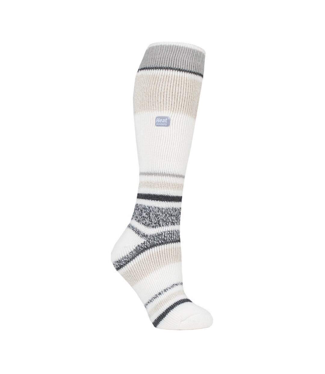 Chaussettes de Ski Femme Thermiques avec Rayures