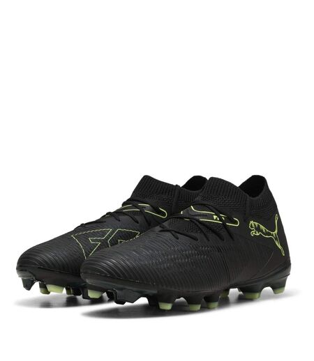 Mens Future 8 Match Firm Ground Football Boots  Black Yellow Fizz Puma