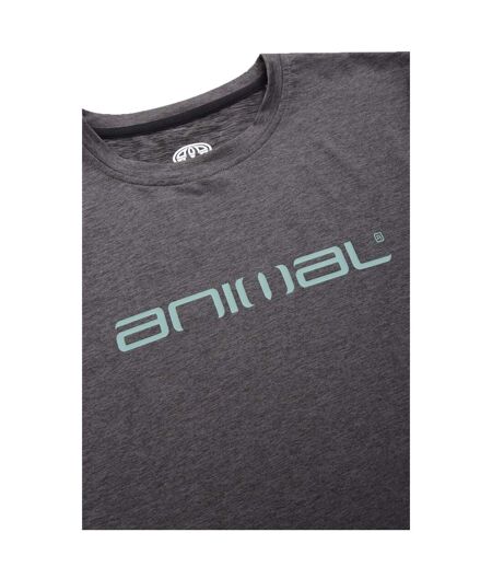 Animal Mens Latero Logo Swimming T-Shirt (Charcoal)