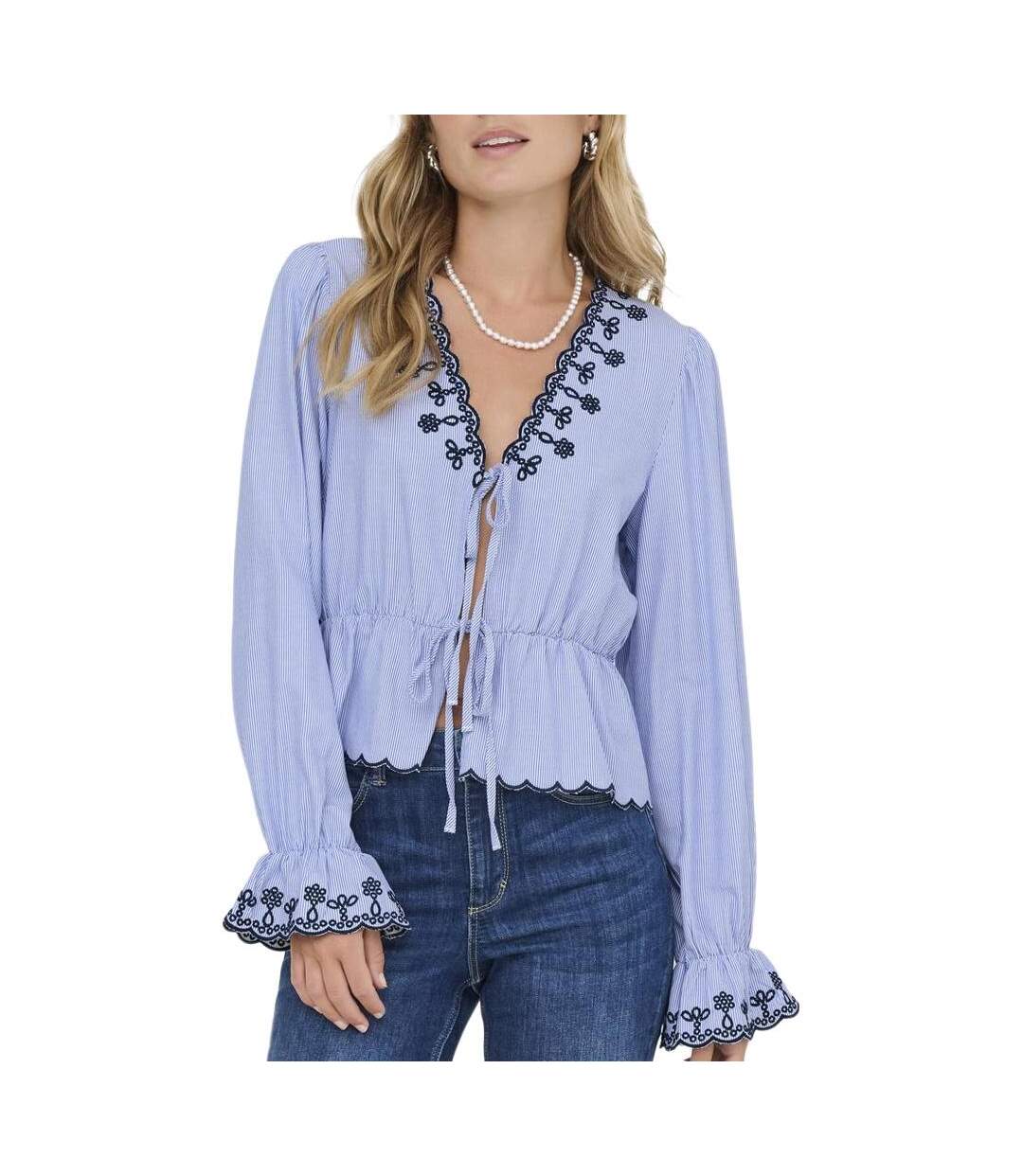 Blouse blanche/blanc jdy savannah-1