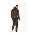 Crosshatch Mens Velmax Hoodie (Forest Camo)