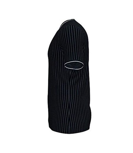 Maillot De Foot Manches Courtes Motif/style À Rayures Homme Noir Joma