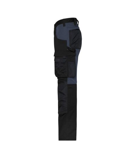 Pantalon De Travail Homme Noir Carbone James And Nicholson
