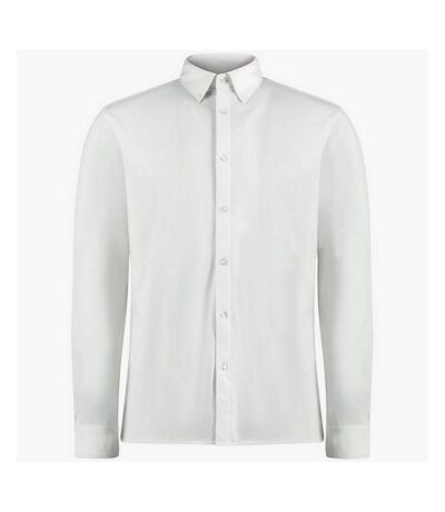 Kustom Kit Mens Superwash 60°C Tailored Long-Sleeved Shirt (White) - UTRW8842