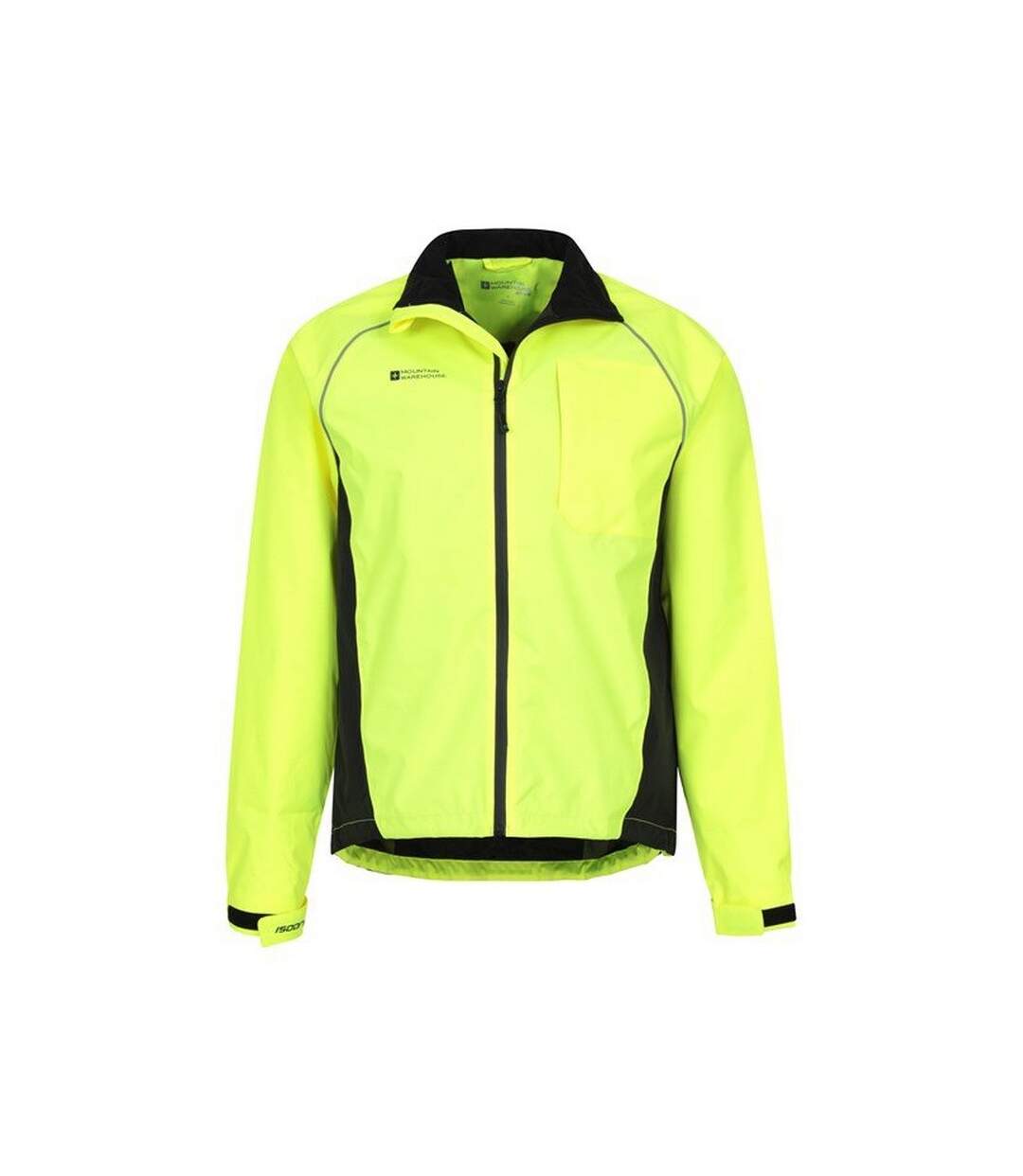 Mens Adrenaline Iso-viz Waterproof Jacket Yellow Mountain Warehouse-1