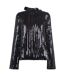 Blouse Manches Longues Motif/style Paillette Femme Argenté Métallisé Perserverance-1
