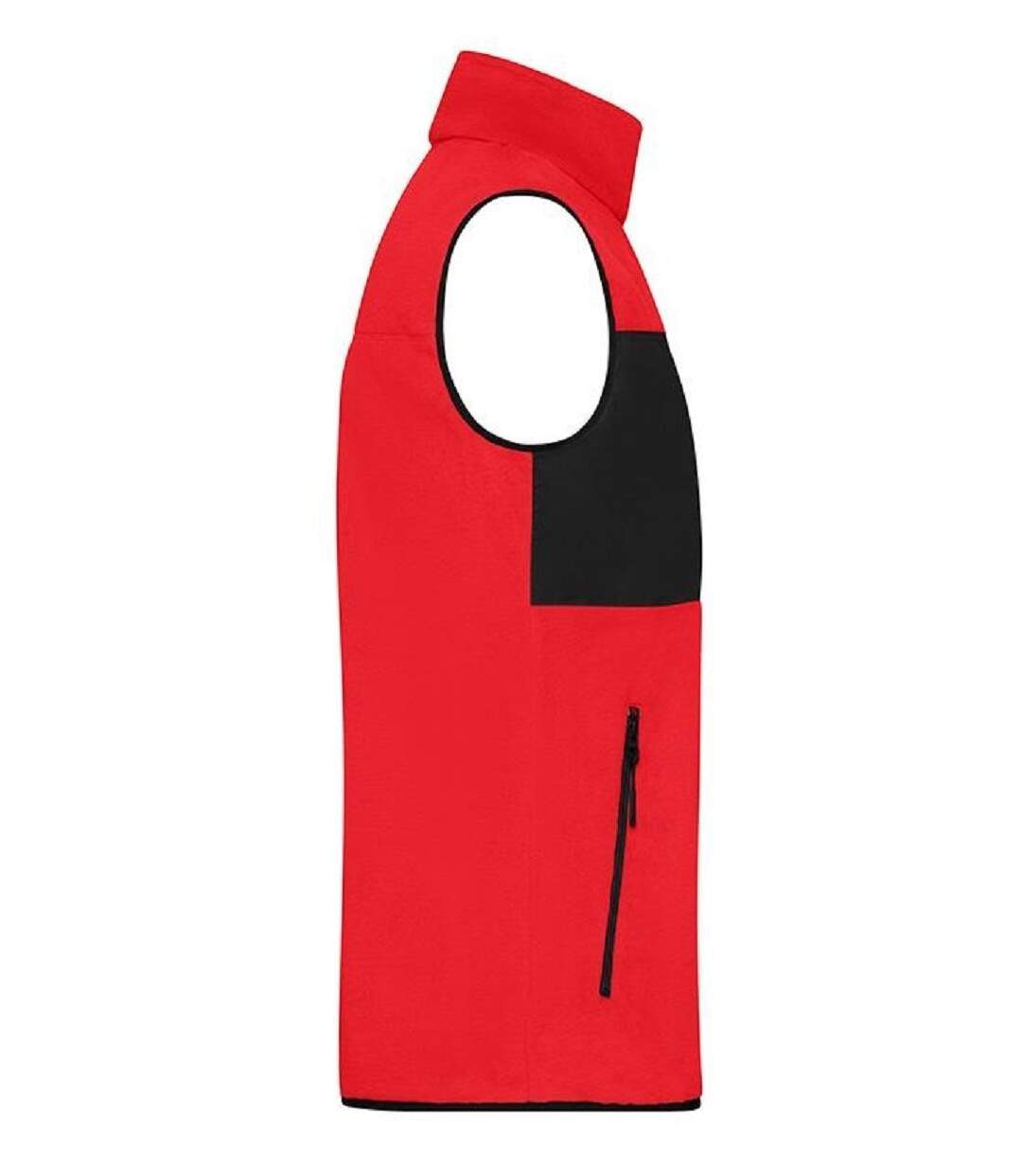 Gilet polaire sans manches - Homme - JN1310 - rouge