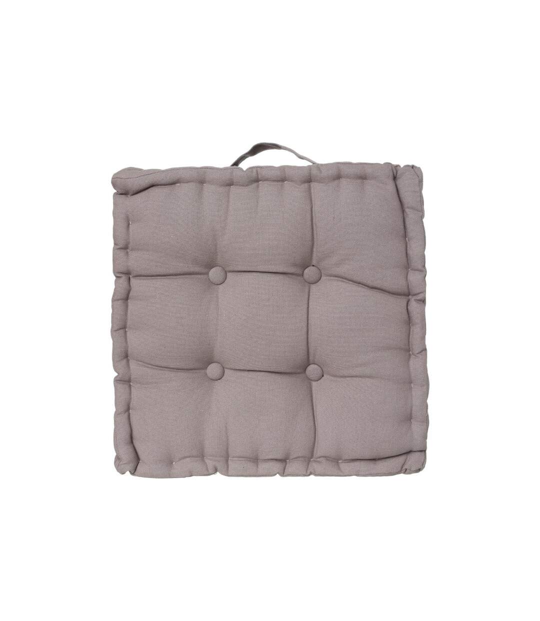 Coussin de Sol Dorian 40x40cm Gris